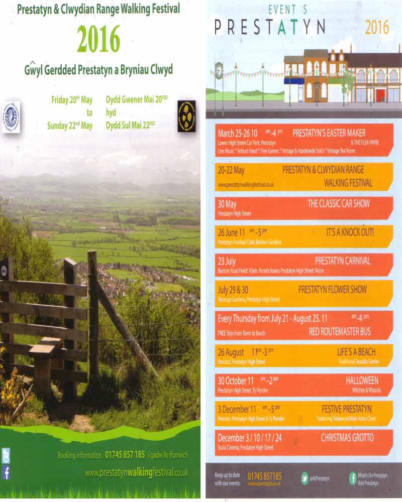 Chestertourist.com - Prestatyn Walking Festival Page One